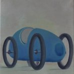 Závoďák, olej na plátně, 25 x 30 cm, 2012, prodáno