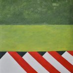 Čtyři stodoly, olej na plátně, 95 × 100 cm, 2010