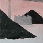 Továrna, olej na plátně, 24 × 30 cm, 2011