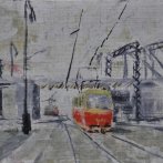 Výtoň, olej na plátně, překližka, 40 × 28 cm, 2008