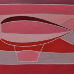 Vzducholoď I (Přelet), olej na plátně, 50 × 40 cm, 2011