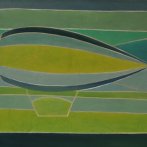 Vzducholoď II (Přelet), olej na plátně, 70 × 50 cm, 2011