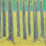 Bukový les, olej na plátně, 100 × 90 cm, 2009