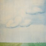 Krajina se sopkou, Vraný, 100 × 90 cm, 2004