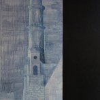 Kréta, přístav Chania, olej na plátně, 1996