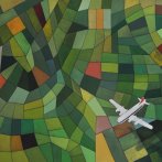 Přelet, olej na plátně, 200 × 150 cm, 2011