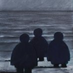 U konce, olej na plátně, 25 × 30 cm, 2013, prodáno