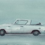 Barracuda 1965, akvarel, 2021