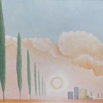 Státní statek Řepy I, 60 × 50 cm, olej na plátně, 2023