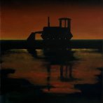 Večer, 25 × 30 cm, olej na plátně, 2023